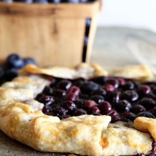 A 30 minute Blueberry Crostata Recipe. Also known as galette, rustic pie or rustic tart, it is perfect for new bakers You can't go wrong with this one.