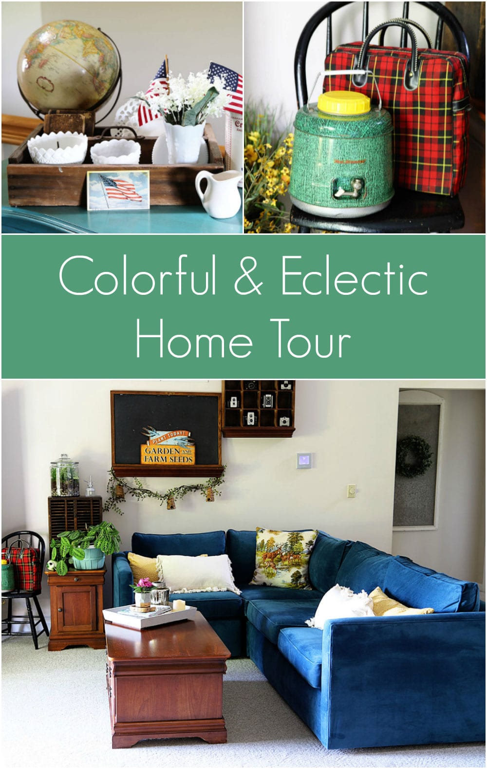 colorful and eclectic home tour