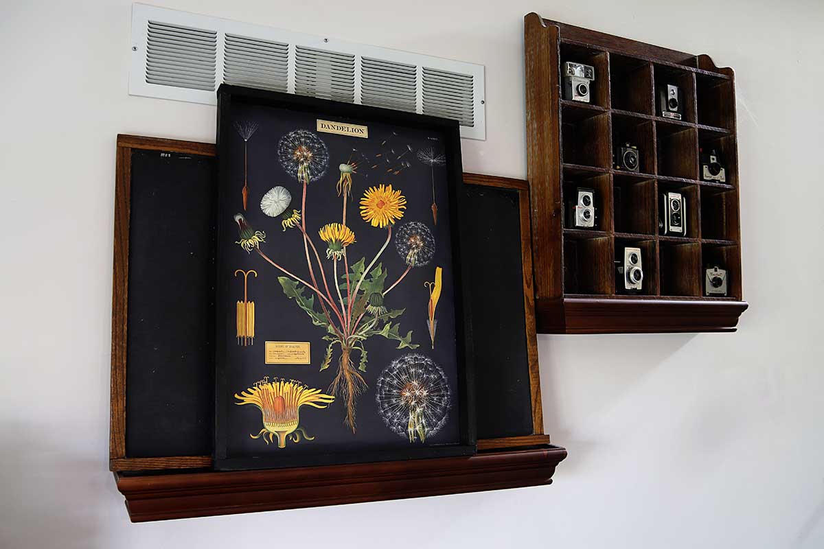 diy wood poster frame with dandelion poster