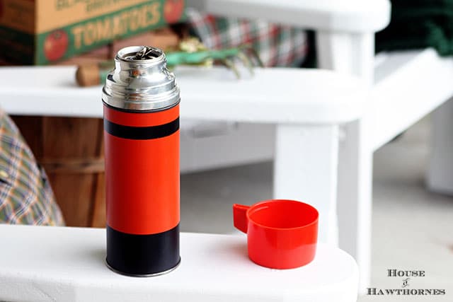 Vintage Halloween Thermos from the Country Living Fair in Columbus Ohio 2014 via houseofhawthornes.com