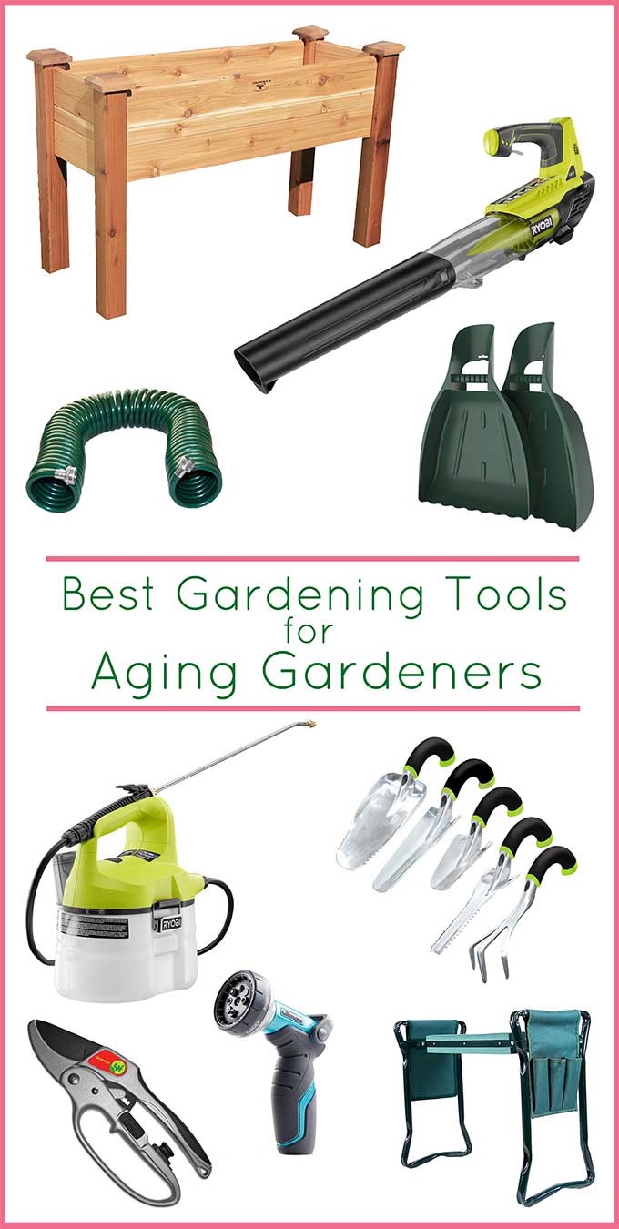 Gardening tools to make it easier for seniors to continue gardening!