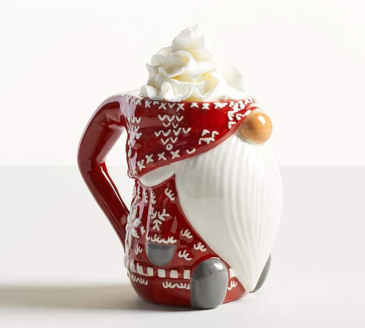 Gnome mug for Christmas.