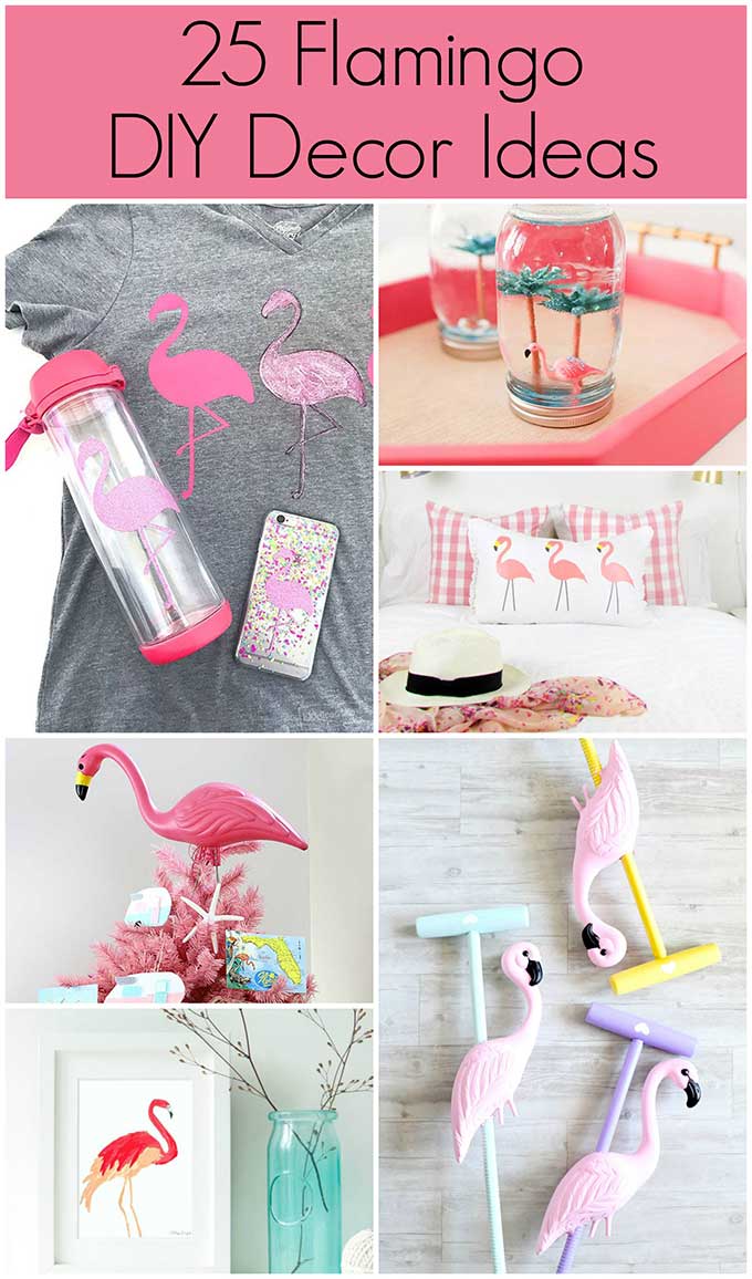 Pink flamingo DIY decor ideas