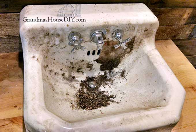 How to restore cast iron sink