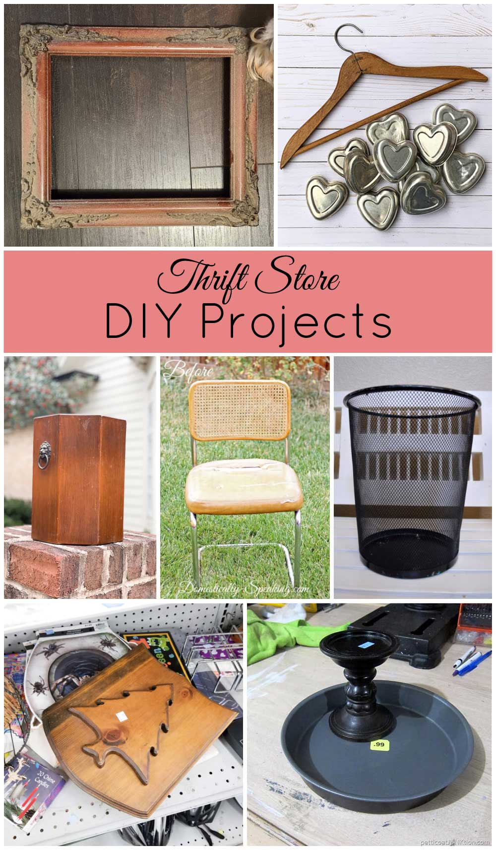 thrift store DIY projects