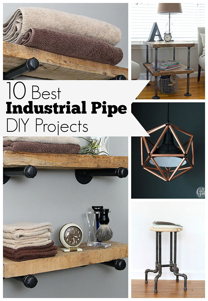 10 best industrial pipe DIY projects.